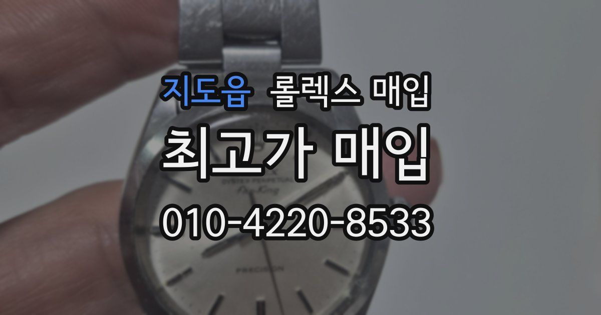 지도읍 롤렉스 매입