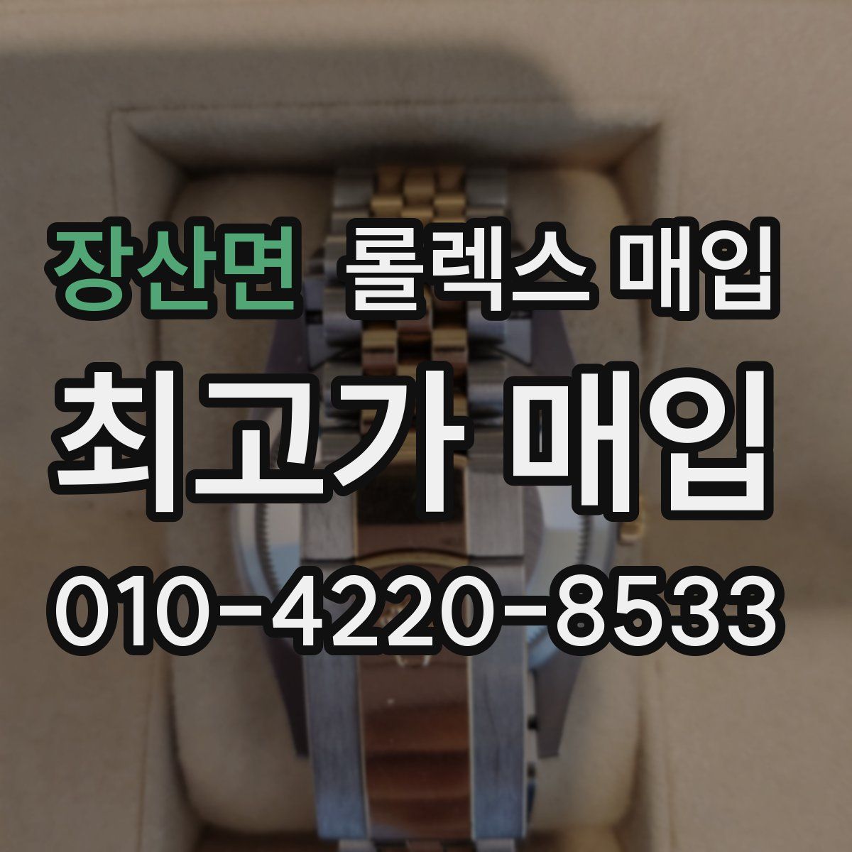 장산면 롤렉스 매입