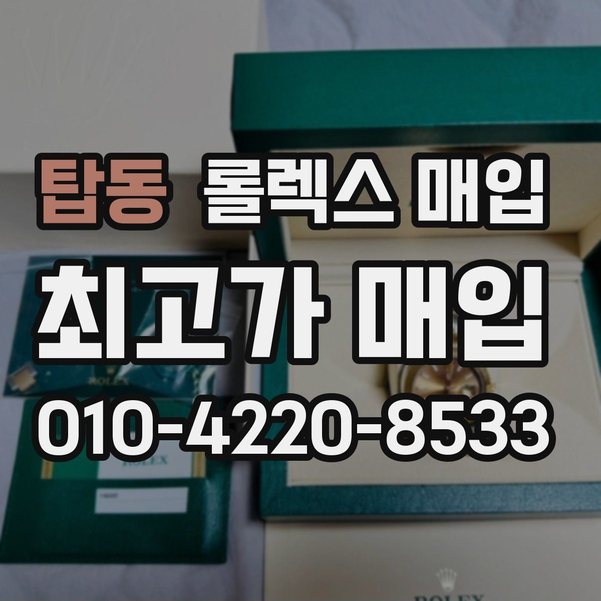 탑동 롤렉스 매입