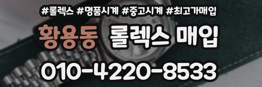 황용동 롤렉스 매입