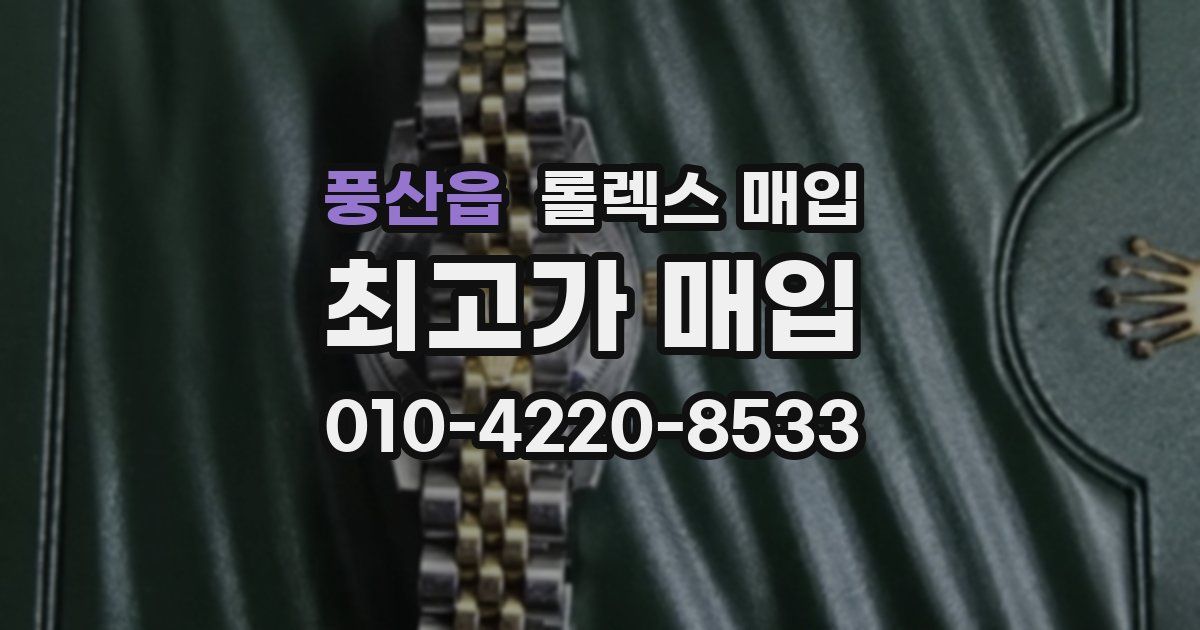 풍산읍 롤렉스 매입