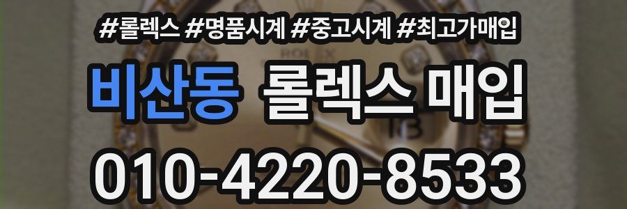 비산동 롤렉스 매입