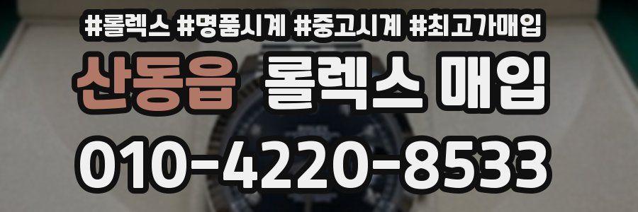 산동읍 롤렉스 매입