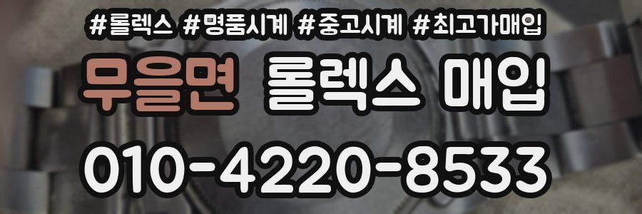 무을면 롤렉스 매입