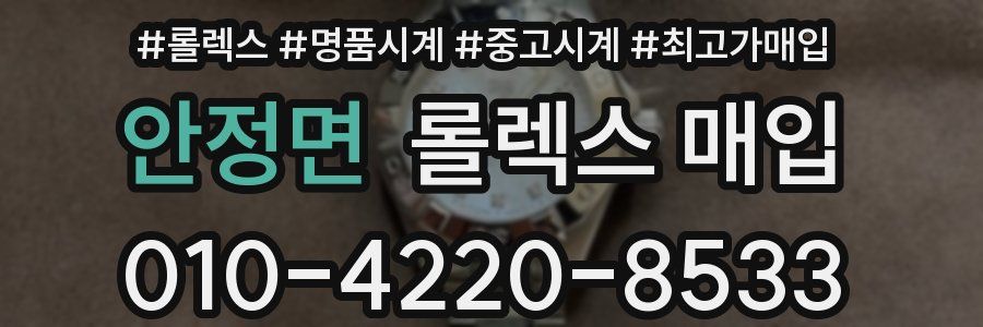 안정면 롤렉스 매입