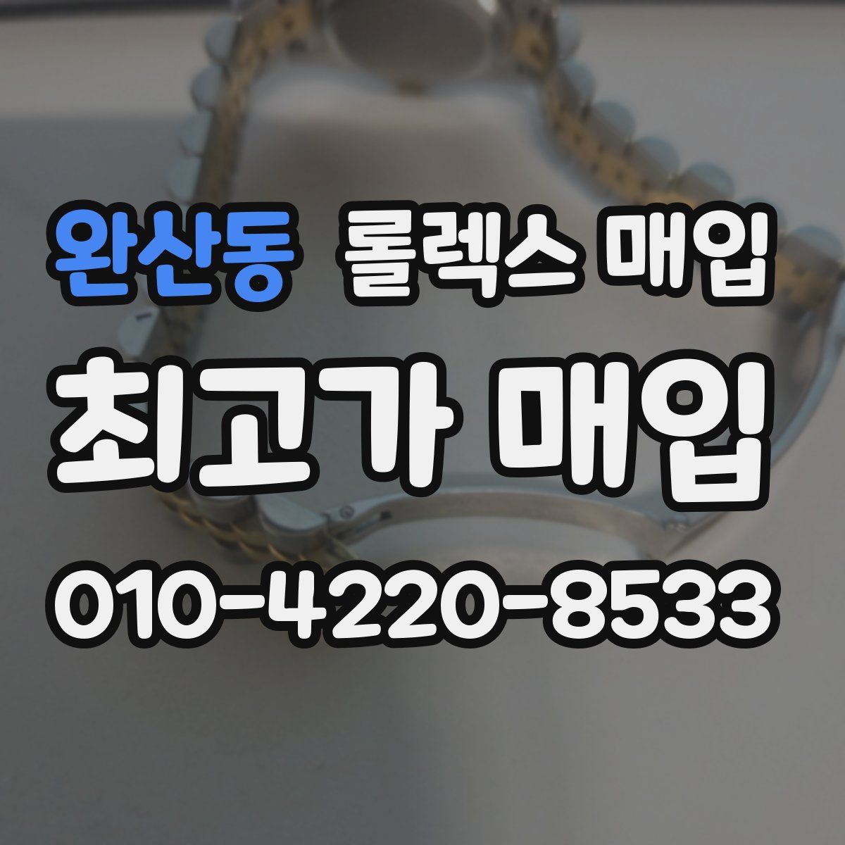 완산동 롤렉스 매입