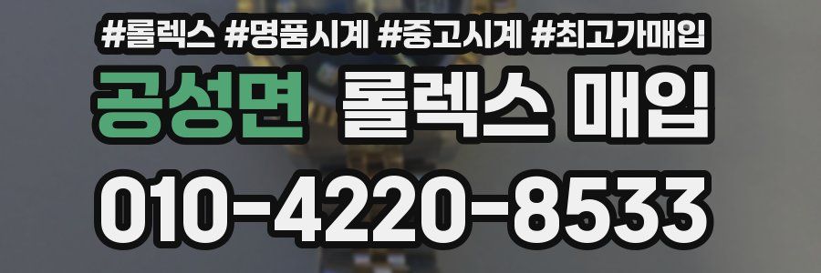 공성면 롤렉스 매입