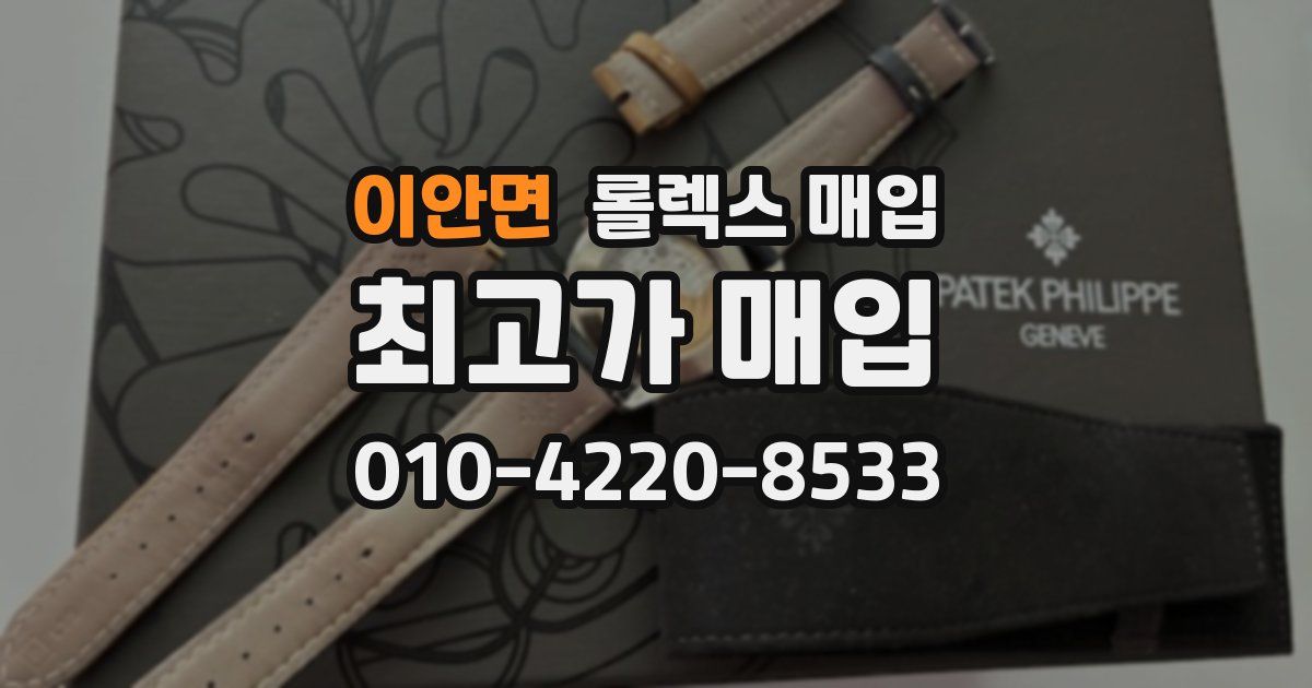 이안면 롤렉스 매입