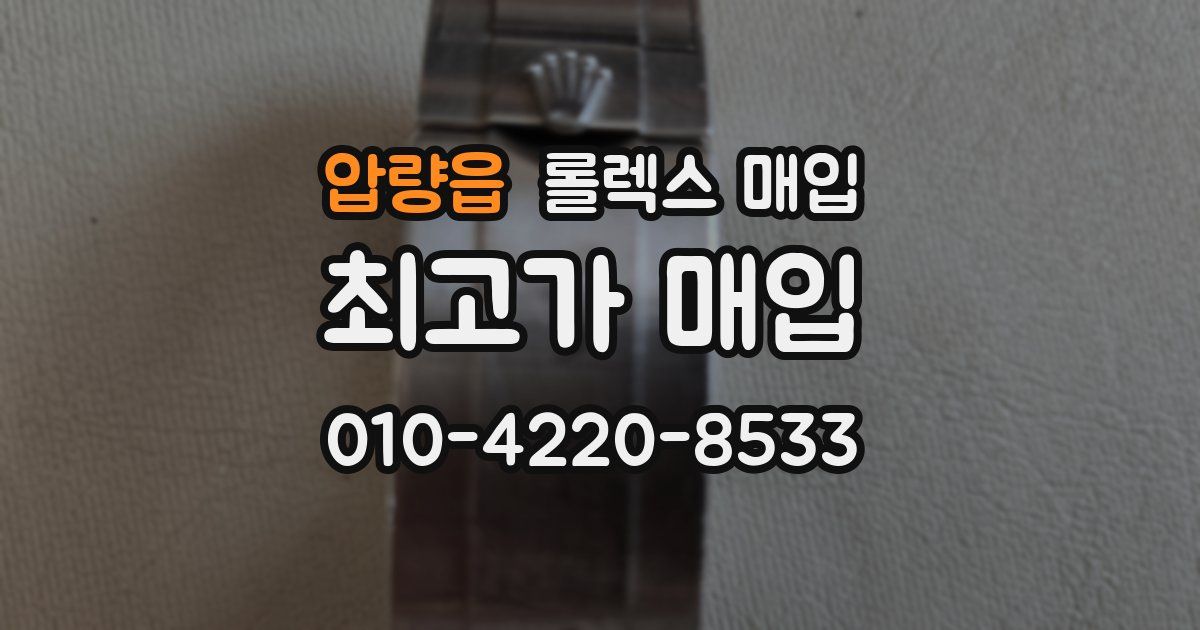 압량읍 롤렉스 매입