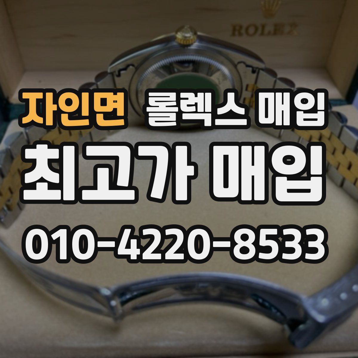 자인면 롤렉스 매입
