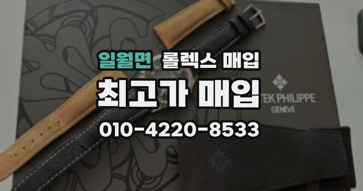 일월면 롤렉스 매입