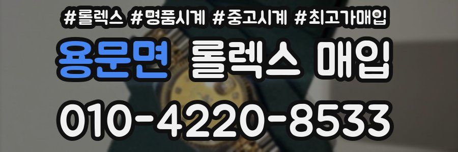 용문면 롤렉스 매입
