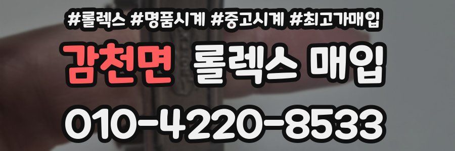 감천면 롤렉스 매입