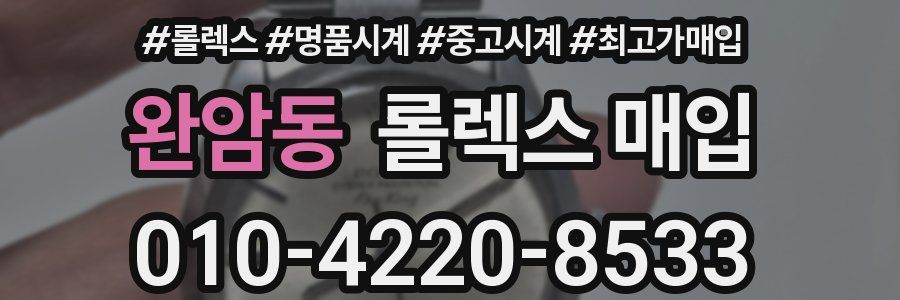 완암동 롤렉스 매입