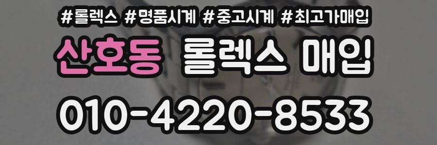 산호동 롤렉스 매입