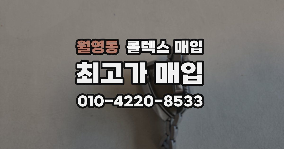 월영동 롤렉스 매입