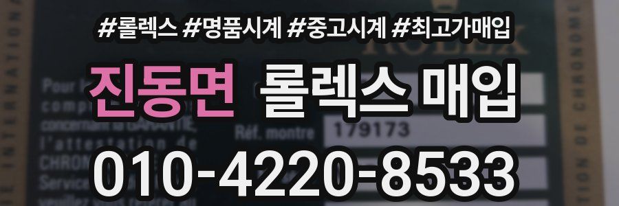 진동면 롤렉스 매입