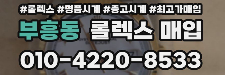 부흥동 롤렉스 매입