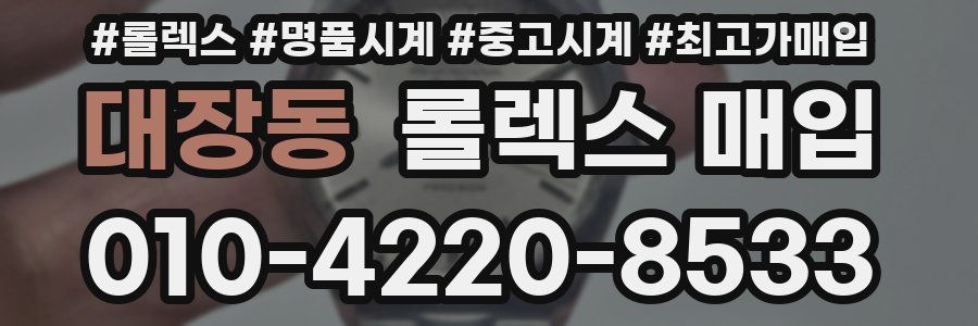대장동 롤렉스 매입