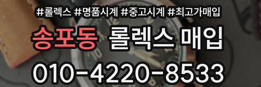 송포동 롤렉스 매입