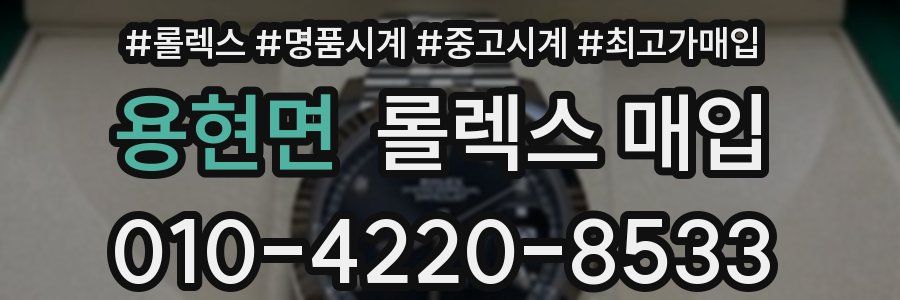 용현면 롤렉스 매입