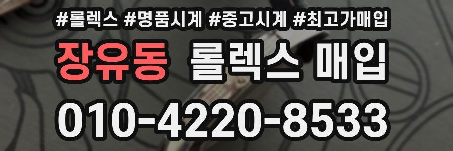 장유동 롤렉스 매입
