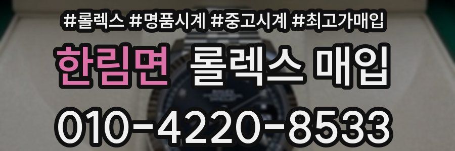 한림면 롤렉스 매입