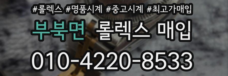 부북면 롤렉스 매입