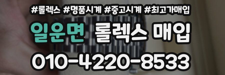 일운면 롤렉스 매입