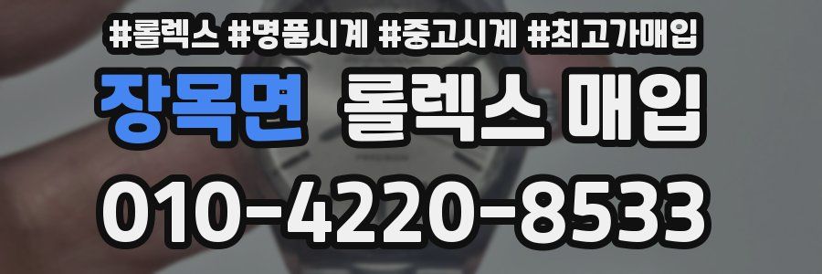 장목면 롤렉스 매입