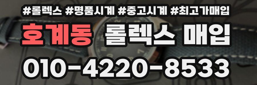 호계동 롤렉스 매입