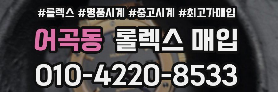 어곡동 롤렉스 매입
