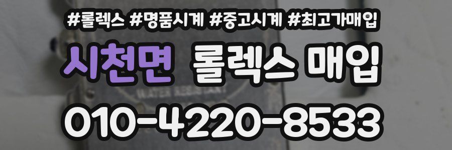 시천면 롤렉스 매입