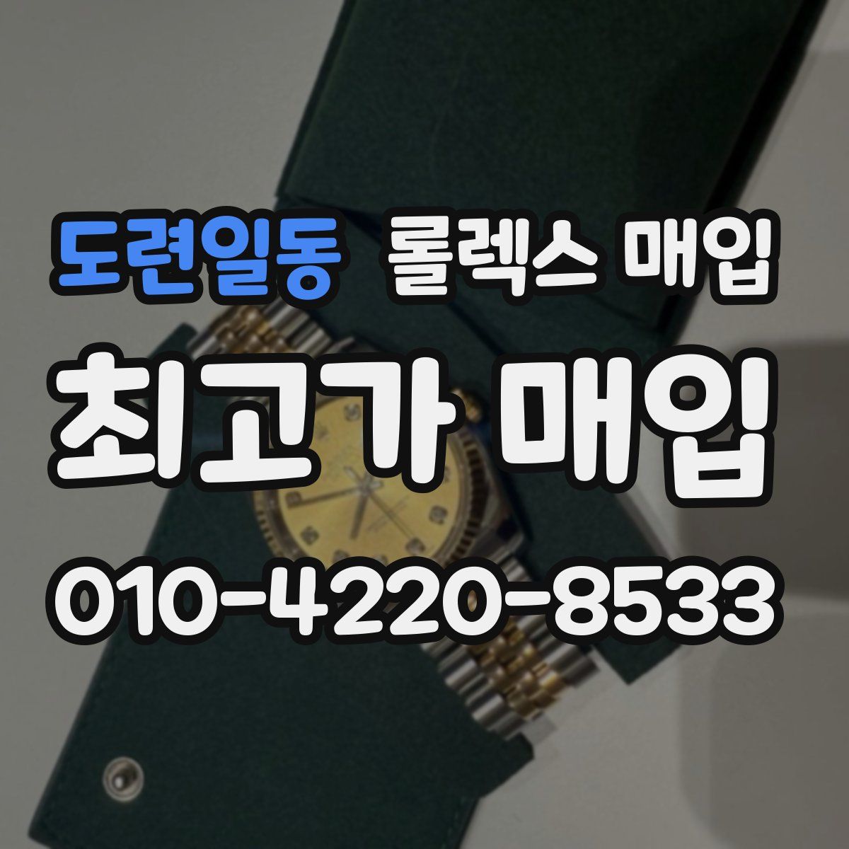 도련일동 롤렉스 매입