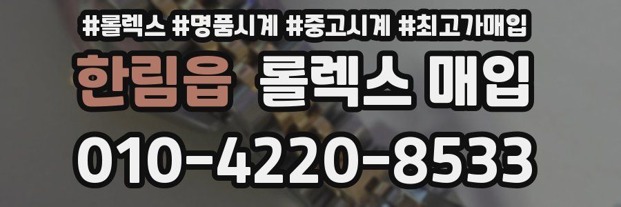 한림읍 롤렉스 매입