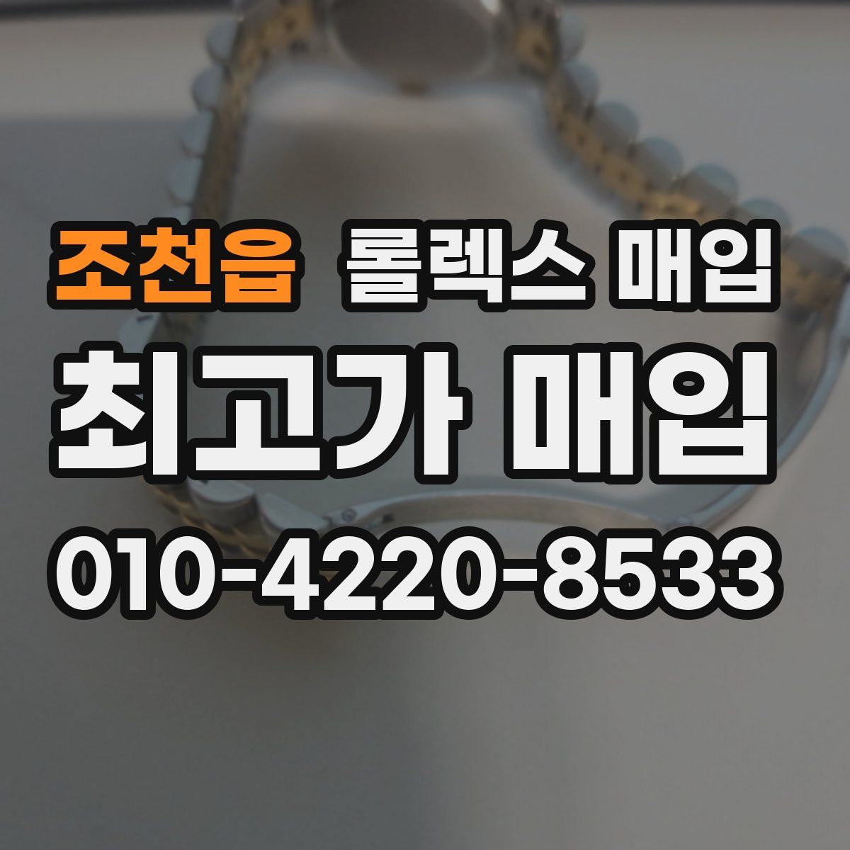 조천읍 롤렉스 매입