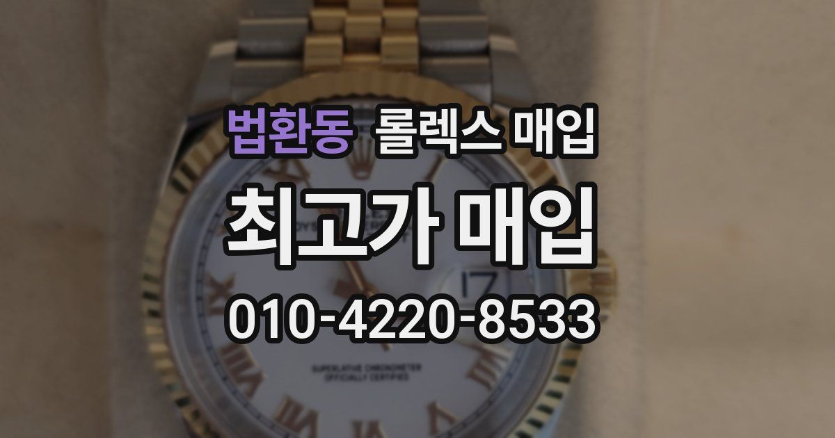 법환동 롤렉스 매입