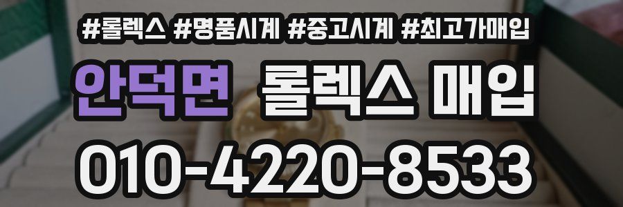 안덕면 롤렉스 매입