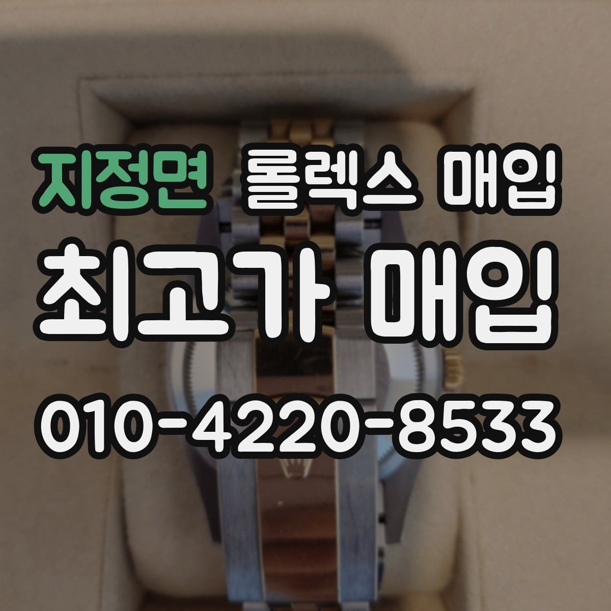 지정면 롤렉스 매입