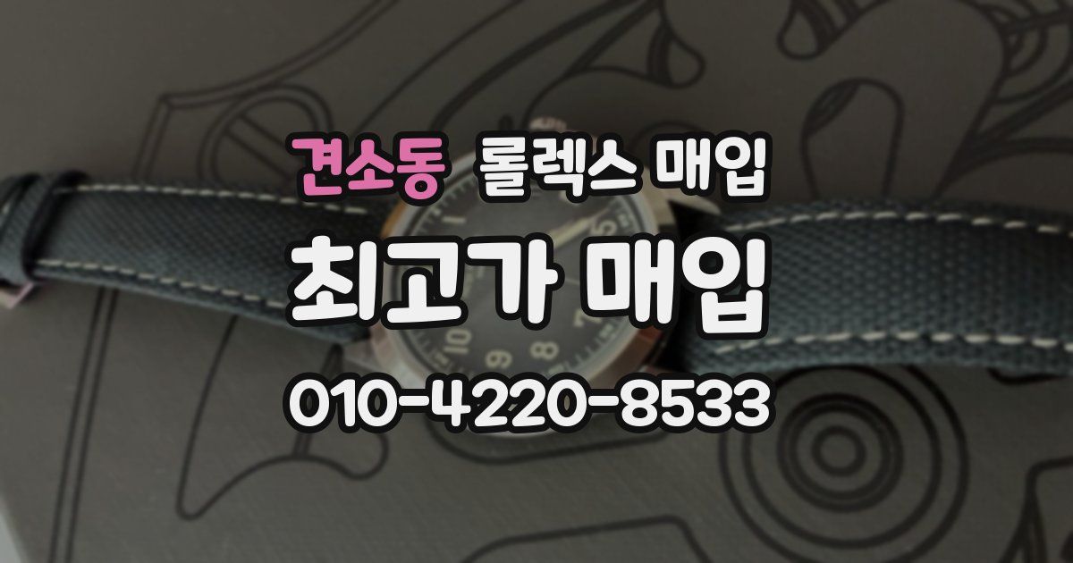 견소동 롤렉스 매입