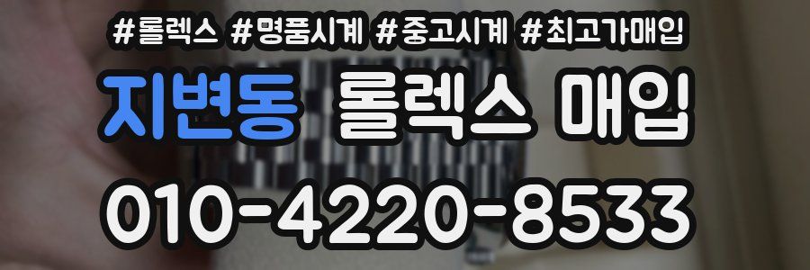 지변동 롤렉스 매입