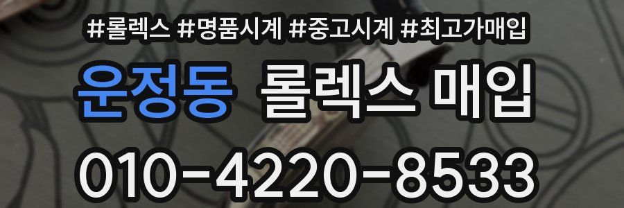 운정동 롤렉스 매입