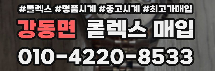 강동면 롤렉스 매입