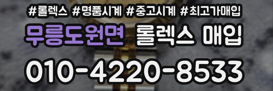 무릉도원면 롤렉스 매입