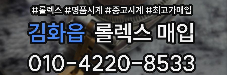 김화읍 롤렉스 매입