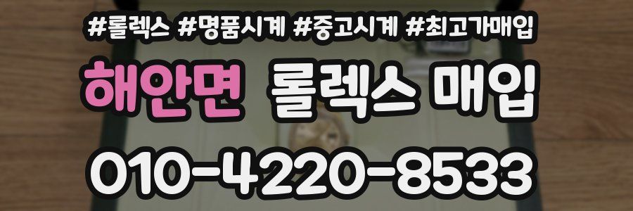 해안면 롤렉스 매입