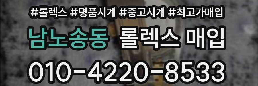 남노송동 롤렉스 매입