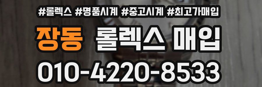 장동 롤렉스 매입