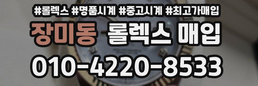 장미동 롤렉스 매입