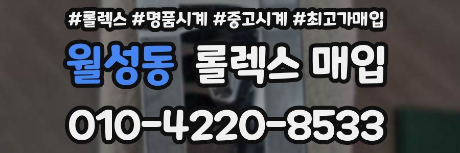 월성동 롤렉스 매입